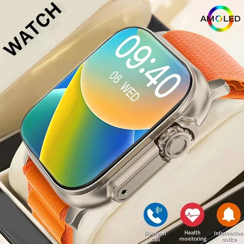 X10 Ultra Smartwatch - Bluetooth Connectivity, Heart Rate Monitor & Activity Tracker for iOS and Android Users