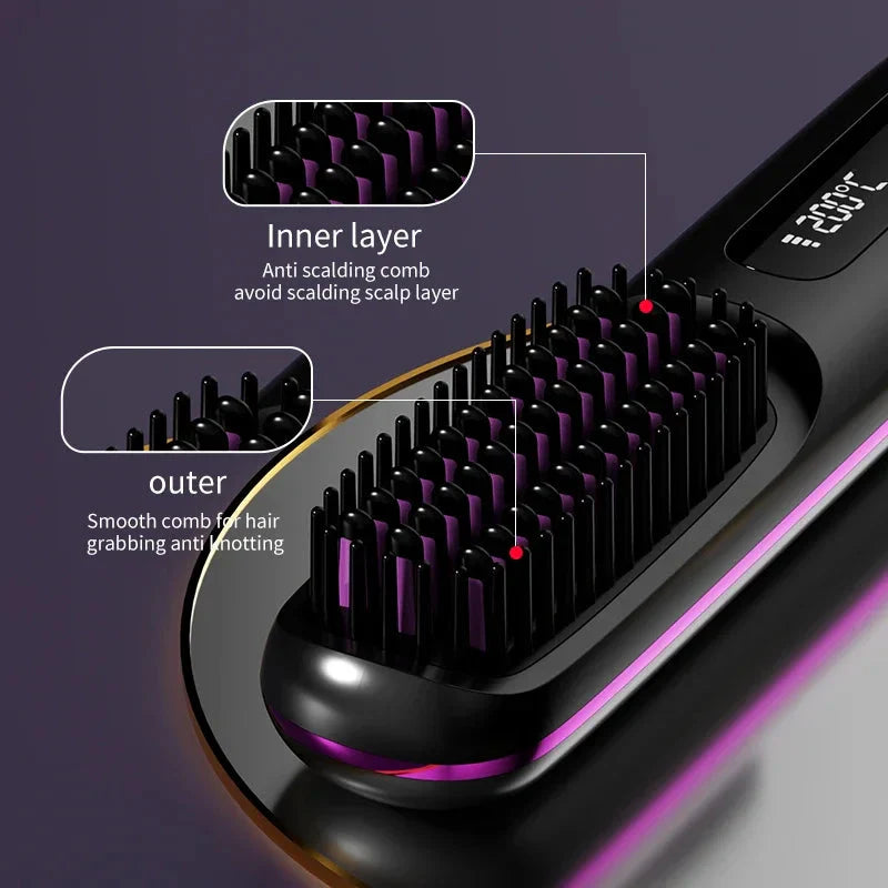 Glissara | Kabelloses Haarglätter Mit Ionen-Technologie