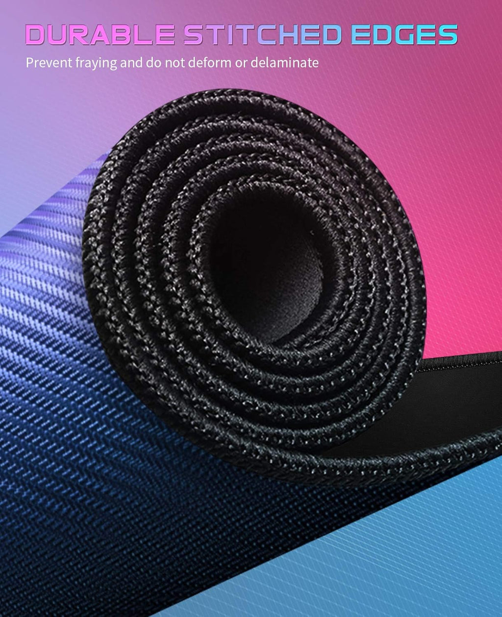 Experience Ultimate Precision with Our XL Black Stealth Gaming Mouse Pad - Waterproof, Non-Slip, and Designed for Comfort!