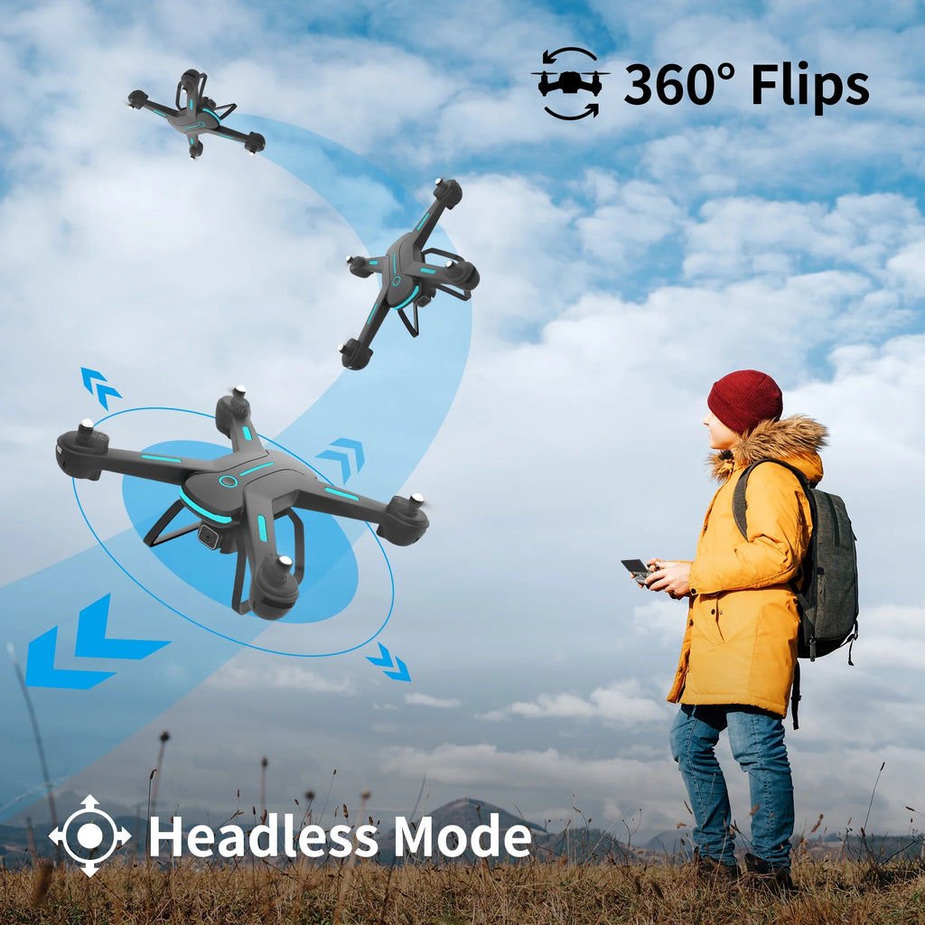 Experience Aerial Adventures with the JY03 Drone: 1080P HD Camera, FPV Fun, and Two Batteries for Endless Exploration!