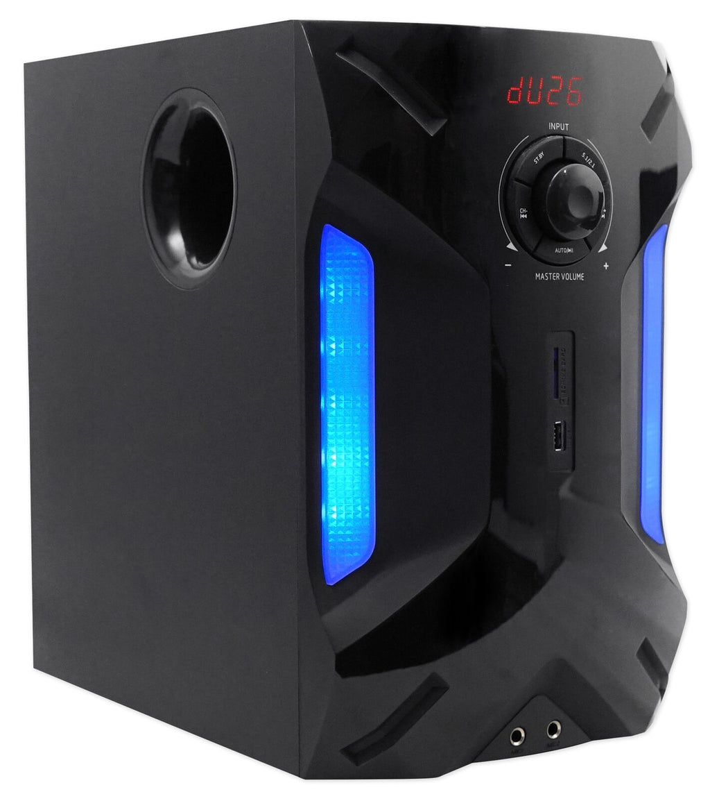 Rockville HTS56 1000W 5.1 Channel Home Theater System with Bluetooth and USB - Unleash the Power of Surround Sound!