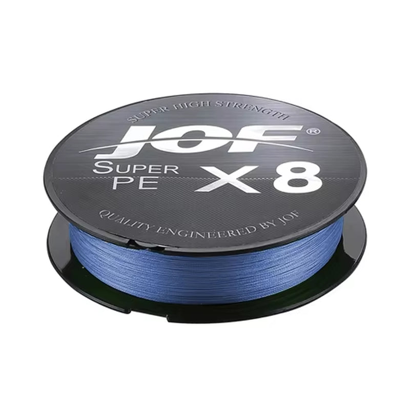 8-Strand Braided Fishing Line for Outdoor Use - 150M to 500M, Suitable for Sea, Ice, River, and Rock Fishing - 20-100LB Strength