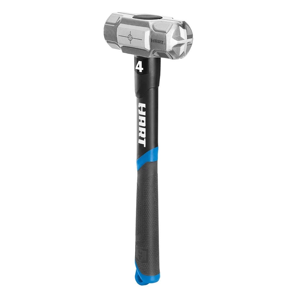 Unleash Power with the 4 lb. Heavy-Duty Fiberglass Handle Sledge Hammer - Perfect for Any Project!