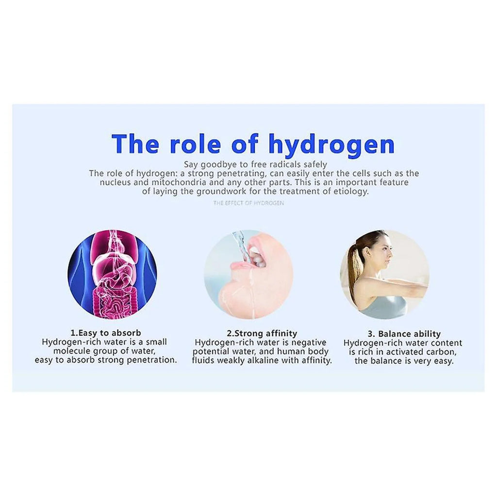 Revolutionary Portable Hydrogen Water Generator - 360ml USB Ionizer for Pure, Healthy Hydration