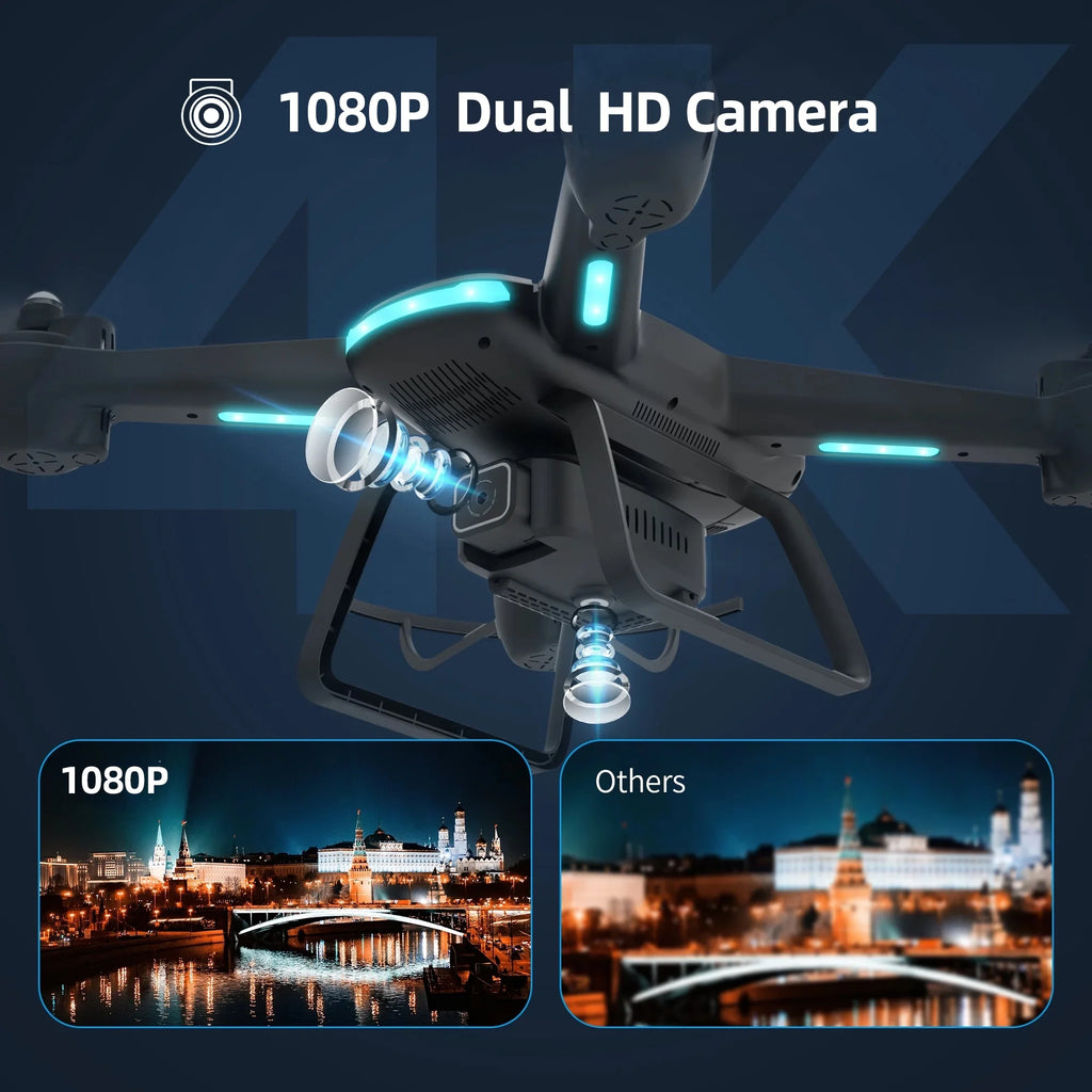 Experience Aerial Adventures with the JY03 Drone: 1080P HD Camera, FPV Fun, and Two Batteries for Endless Exploration!