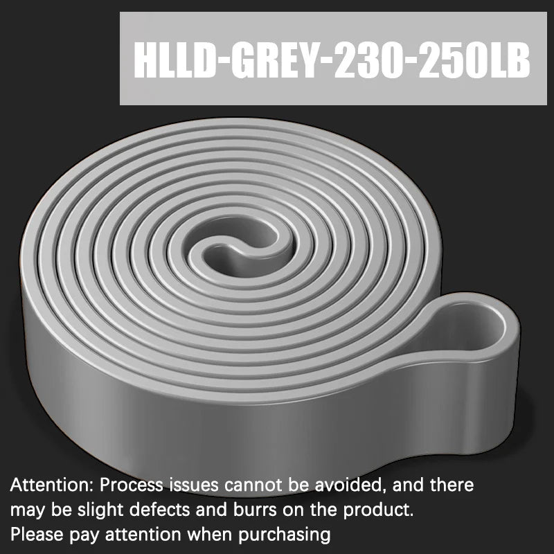 Resistance Band Set Pull Up Assistance Bands Stretch Band Resistance Heavy Workout Exercise for Physical Therapy Home Workouts - Color: Gray 250BL