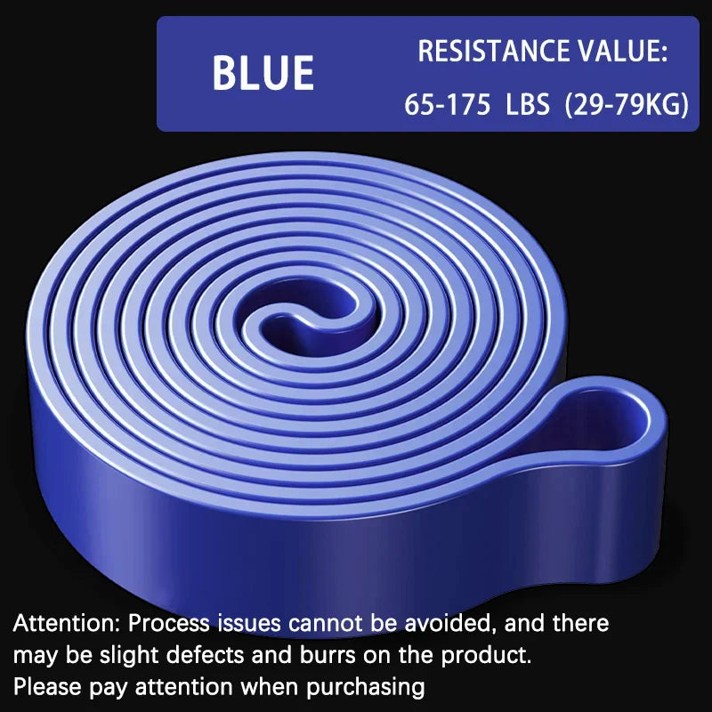 Resistance Band Set Pull Up Assistance Bands Stretch Band Resistance Heavy Workout Exercise for Physical Therapy Home Workouts - Color: Blue 175BL