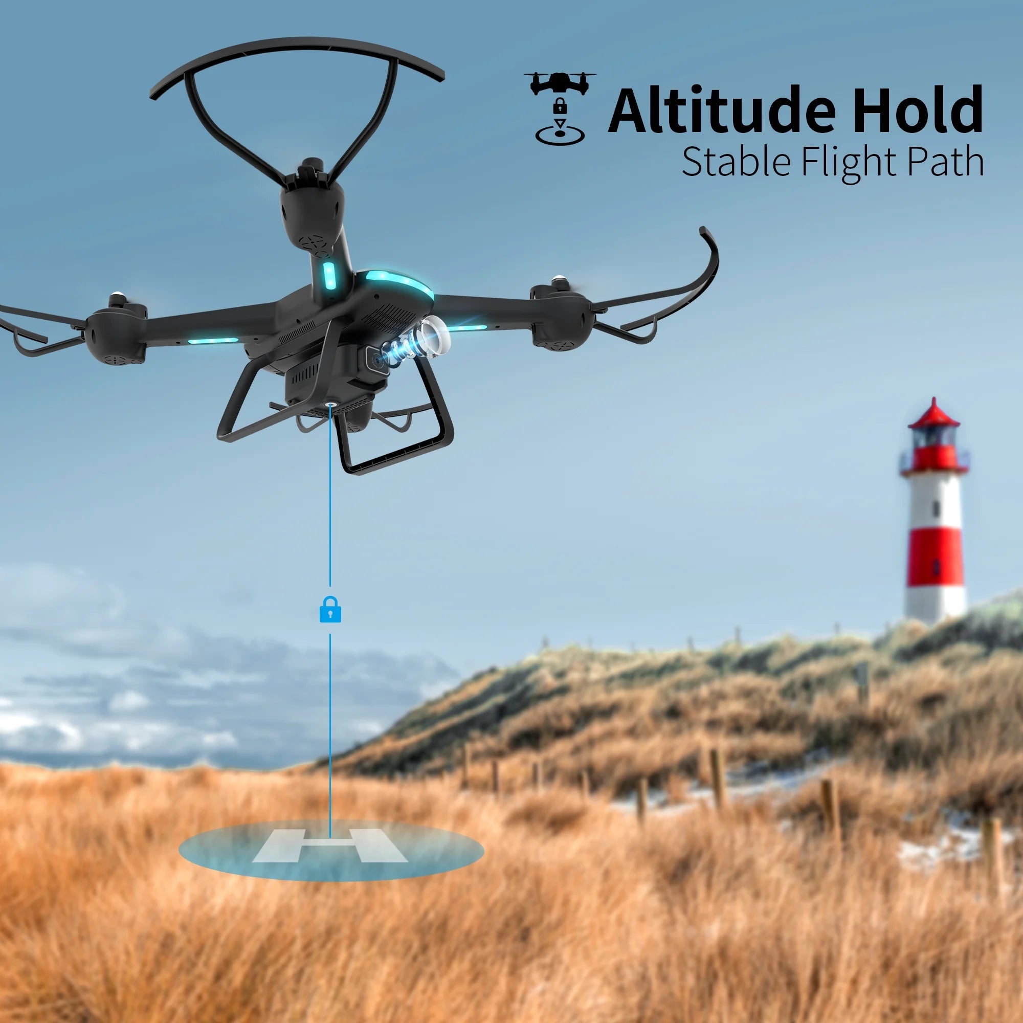 Experience Aerial Adventures with the JY03 Drone: 1080P HD Camera, FPV Fun, and Two Batteries for Endless Exploration!