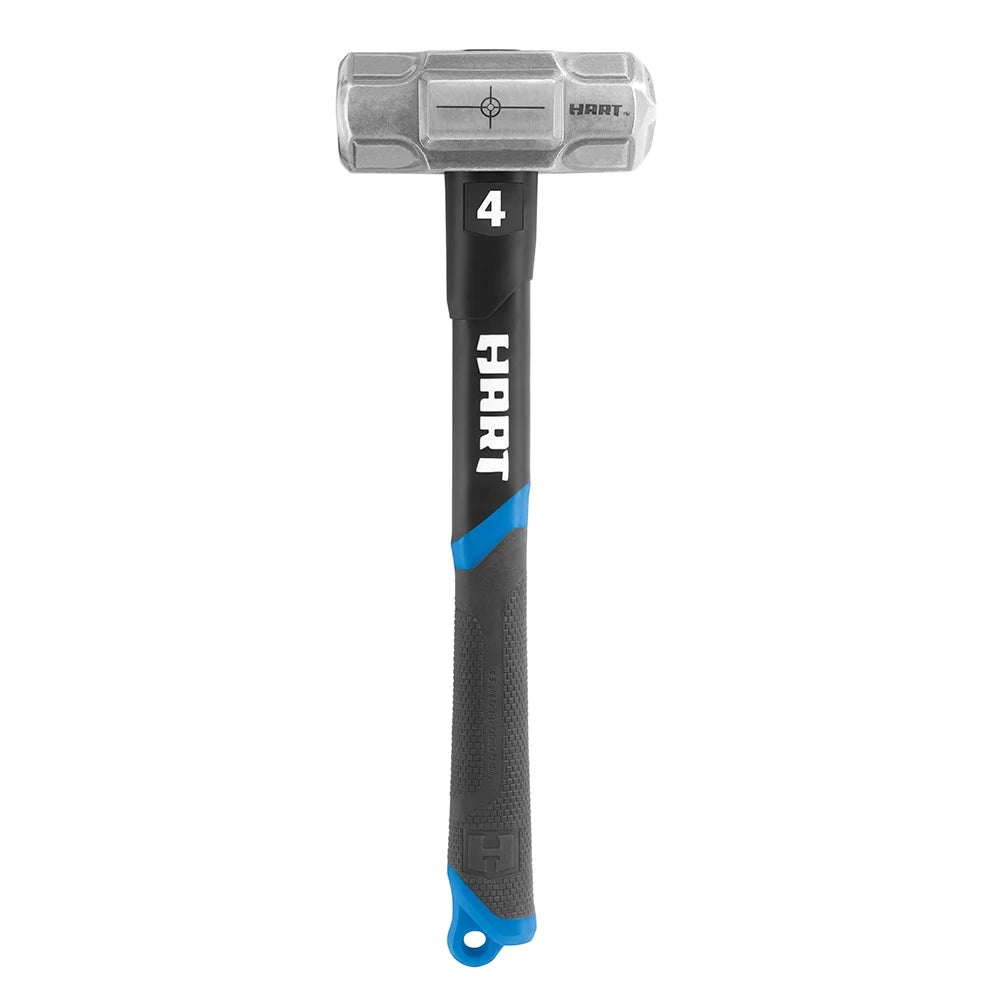Unleash Power with the 4 lb. Heavy-Duty Fiberglass Handle Sledge Hammer - Perfect for Any Project!