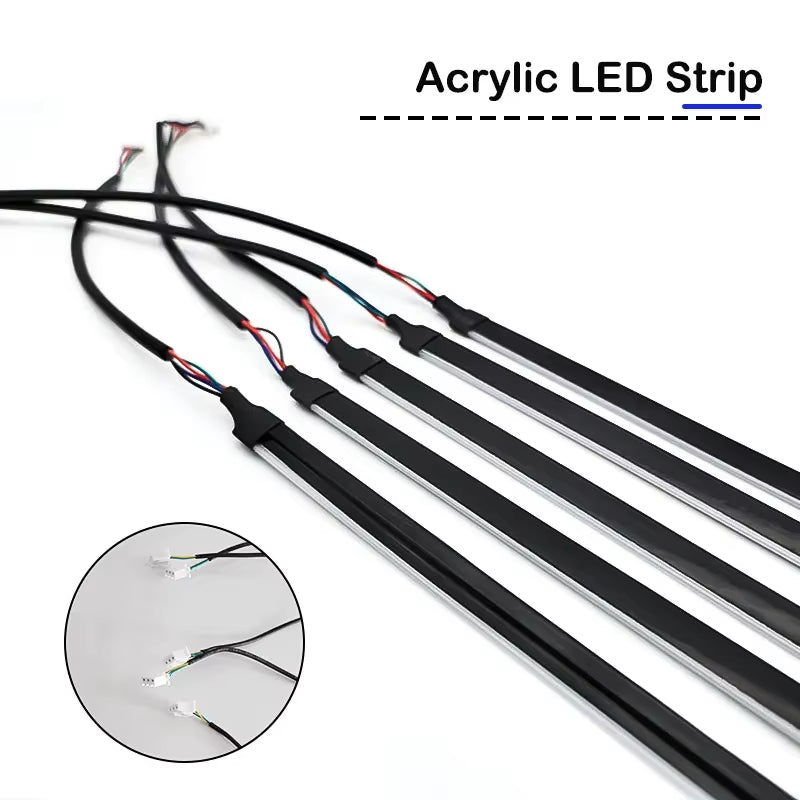 Transform Your Drive: 10-in-1 RGB LED Car Ambient Light Strip with USB and App Control for a Dreamy Atmosphere