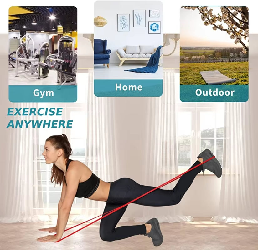 Ultimate Professional Resistance Band Set for Pull-Up Assistance and Stretching - Perfect for Intense Workouts, Rehabilitation, and Home Fitness!