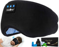 Experience Uninterrupted Sleep with the Bluetooth 5.4 Sleep Headphones Headband Eye Mask - Perfect for Side Sleepers and Relaxation!