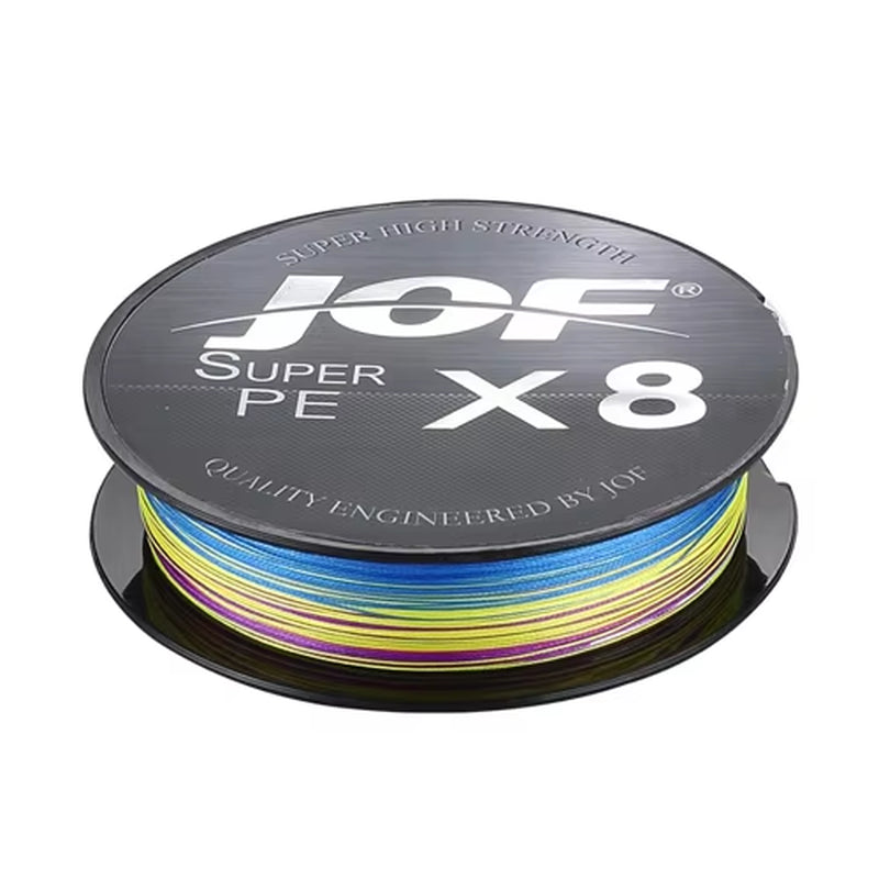 8-Strand Braided Fishing Line for Outdoor Use - 150M to 500M, Suitable for Sea, Ice, River, and Rock Fishing - 20-100LB Strength