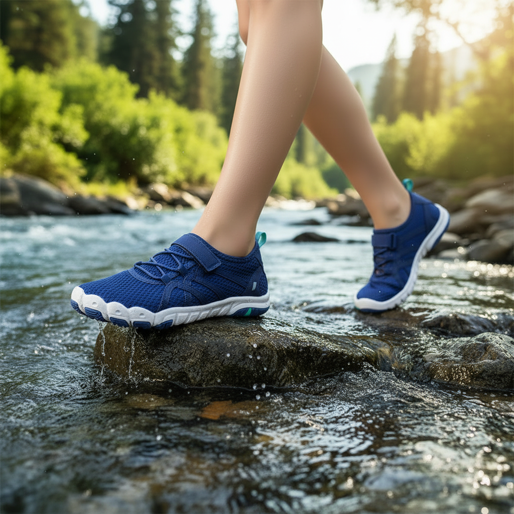 Women's Quick Drying Aqua Water Shoes - Blue