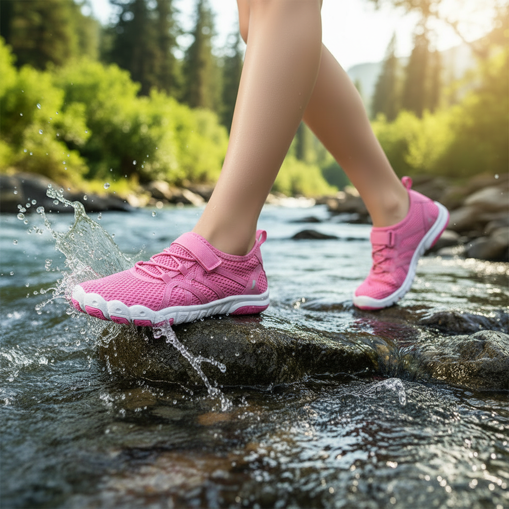 Women's Quick Drying Aqua Water Shoes - Pink